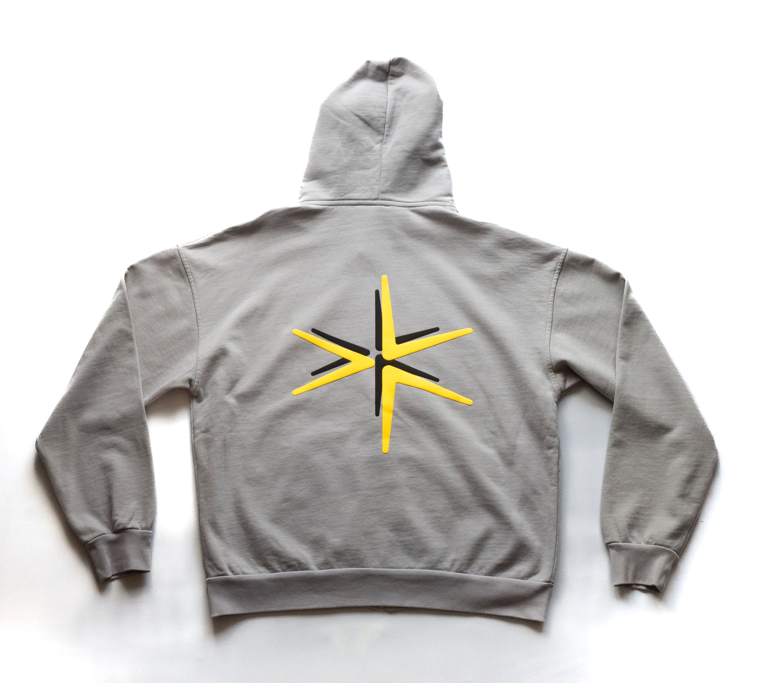 ESSENTIALS ZIP HOODIE GREY